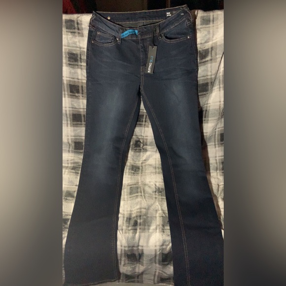 Buffalo blu David Bitton mid rise straight leg size 29 blue jeans - Picture 2 of 5